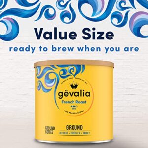 Gevalia French Roast Ground Coffee (27.6 oz Canister)