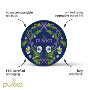 Pukka Tea Organic Gift Set, Herbal Tea Sampler For Everyday Wellness, 90 Tea Bags