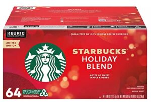 starbucks holiday blend coffee k-cups (64 ct.)