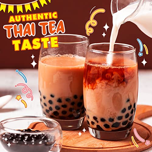 Sugar Free Thai Tea Mix Zero Calories (11.3 Fl Oz) Keto friendly Thai ice tea mix easy to make. Ready to drink mix in minutes. Make 21 cups.