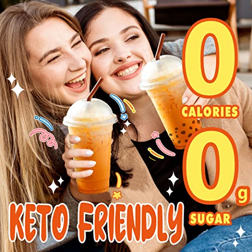 Sugar Free Thai Tea Mix Zero Calories (11.3 Fl Oz) Keto friendly Thai ice tea mix easy to make. Ready to drink mix in minutes. Make 21 cups.