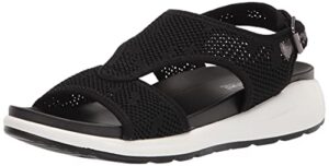 flexus by spring step women’s flavia sandal, black, 9.5-10