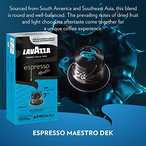 Lavazza Variety Pack Aluminum Espresso Capsules Compatible with Nespresso Original Machines Variety Pack (Pack of 60),Value Pack, 6 Packs of 10 single serve Aluminum Nespresso pods