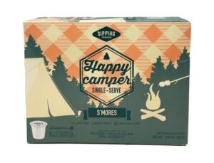 paramount roasters 24 single serve coffee (happy camper, s’mores flavored coffee)