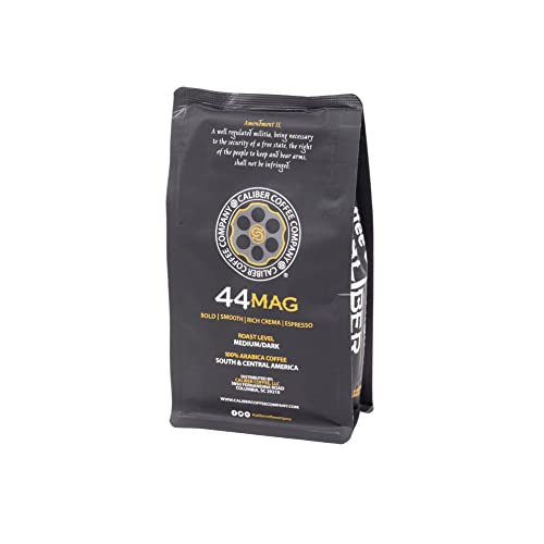 Caliber Coffee .44 Mag Espresso Roast, 12oz bag, Whole Bean