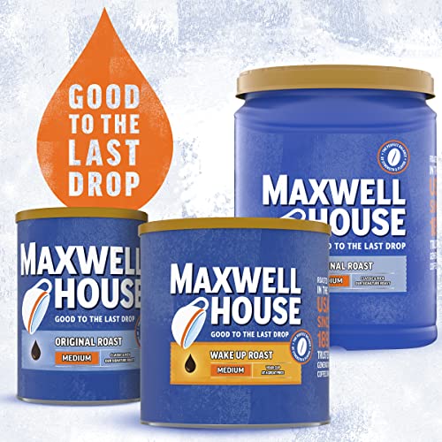 Maxwell House Wake Up Roast Medium Roast Ground Coffee (30.65 oz Canister)