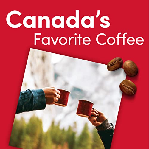 Tim Hortons Colombian, Medium-Dark Roast Ground Coffee, Perfectly Balanced, Always Smooth, Made with 100% Arabica Beans, 12 Ounce Bag