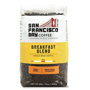san francisco bay whole bean coffee – breakfast blend (2lb bag), medium roast