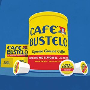 Café Bustelo Espresso Style Dark Roast Coffee, 96 Keurig K-Cup Pods