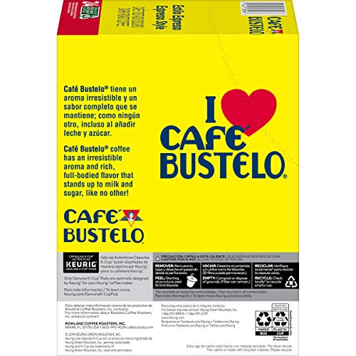 Café Bustelo Espresso Style Dark Roast Coffee, 96 Keurig K-Cup Pods