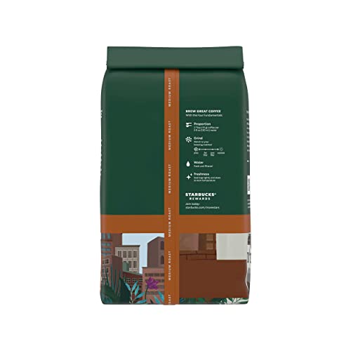 Starbucks Medium Roast Whole Bean Coffee — Pike Place — 100% Arabica — 1 bag (28 oz)
