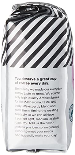 AmazonFresh Donut Cafe Whole Bean Coffee, Medium Roast, 12 Ounce