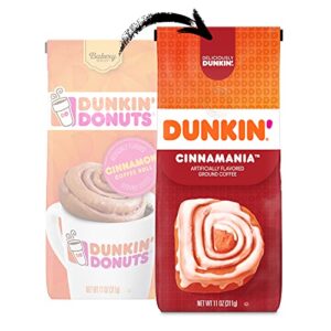 Dunkin' Cinnamania Flavored Ground Coffee, 11 Ounces