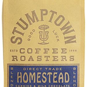 Stumptown Coffee Roasters, Medium Roast Whole Bean Coffee - Homestead Blend 12 Ounce Bag with Flavor Notes of Milk Chocolate, Cherry and Orange