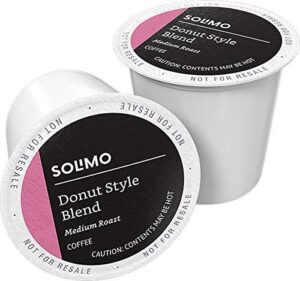 solimo donut style coffee, single serve cups, 100 count ( pack of 1 )
