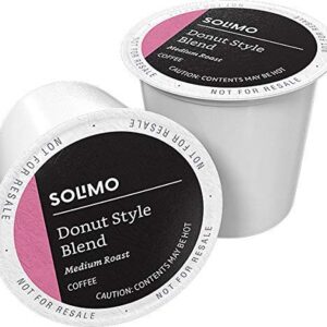 Solimo Donut Style Coffee, Single Serve Cups, 100 Count ( Pack of 1 )