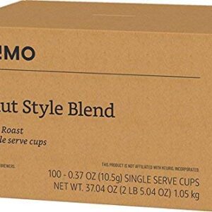 Solimo Donut Style Coffee, Single Serve Cups, 100 Count ( Pack of 1 )