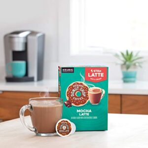 The Original Donut Shop Mocha Latte, Single-Serve Keurig K-Cup Pods, Flavored Coffee Pods, 20 Count