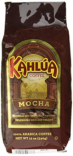 White Coffee Kahlua Gourmet Ground Coffee, Mocha 12.0 Ounce