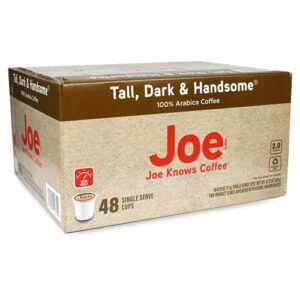 Joe Knows Coffee, Tall Dark and Handsome 48 count