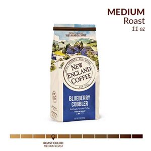 New England Coffee Blueberry Cobbler Medium Roast Ground Coffee 11 oz. Bag (Pack of 3)