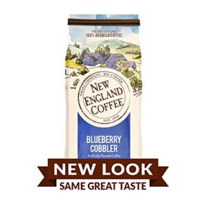 New England Coffee Blueberry Cobbler Medium Roast Ground Coffee 11 oz. Bag (Pack of 3)