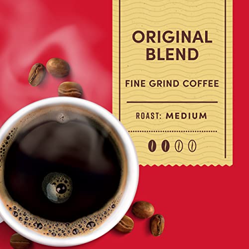 Tim Hortons Original Blend, Medium Roast Ground Coffee, Made with 100% Arabica Beans, 24 Ounce Bag