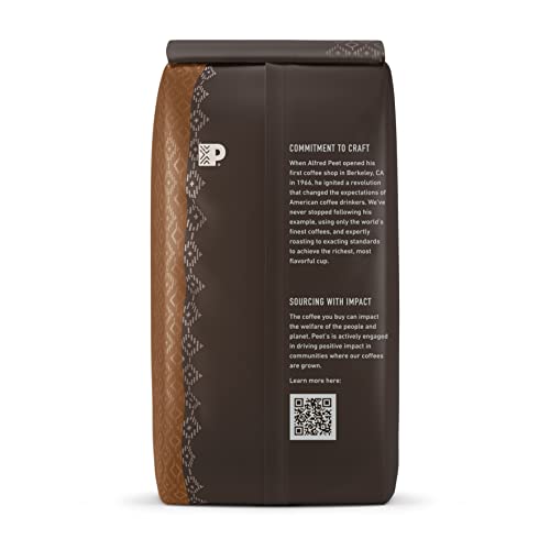 Peet's Coffee, Dark Roast Ground Coffee - French Roast 18 Ounce Bag