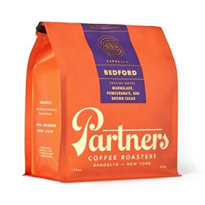 Partners Coffee Roasters, Bedford Blend, Whole Bean Coffee - 12 Ounce - Medium-Dark Roast