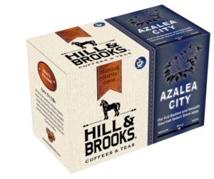 hill & brooks coffees & teas hill & brooks coffee azalea city – box of 12 single serving k cups (case pack of 6) – 72 total k-cups