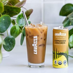 Lavazza Organic Cold Brew Coffee Variety Pack of 12 Count - Balanced, Complex, Smooth, Fruity, Sweet, Creamy, Medium and Dark Roast, 100% Arabica, USDA Organic and Rainforest Alliance Certified,1 Count(Pack of 12)