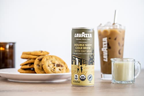 Lavazza Organic Cold Brew Coffee Variety Pack of 12 Count - Balanced, Complex, Smooth, Fruity, Sweet, Creamy, Medium and Dark Roast, 100% Arabica, USDA Organic and Rainforest Alliance Certified,1 Count(Pack of 12)