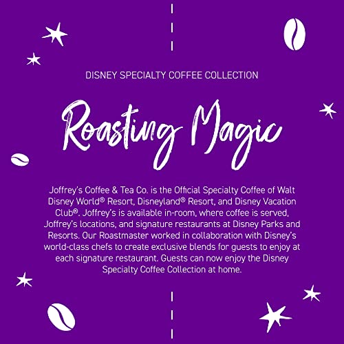 Joffrey's Coffee - Disney French Roast Blend, Artisan Dark Roast, Arabica Coffee Beans, Full-Bodied Blend, Hints of Caramel & Chocolate, Keurig 2.0 Compatible (Decaffeinated, Single Serve, 24 Count)