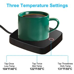 Fzyoux Coffee Mug Warmer, 8 Hours Auto Shut Off Cup Warmer for Office Home Desk Use with, Warmer for Heating Coffee, Beverage, Milk, Tea and Hot Chocolate