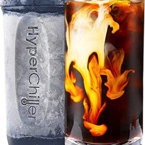 HyperChiller HC2BG# Patented Iced Coffee/Beverage Cooler, NEW, IMPROVED,STRONGER AND MORE DURABLE! Ready in One Minute, Reusable for Iced Tea, Wine, Spirits, Alcohol, Juice, 12.5 Oz, Cobalt