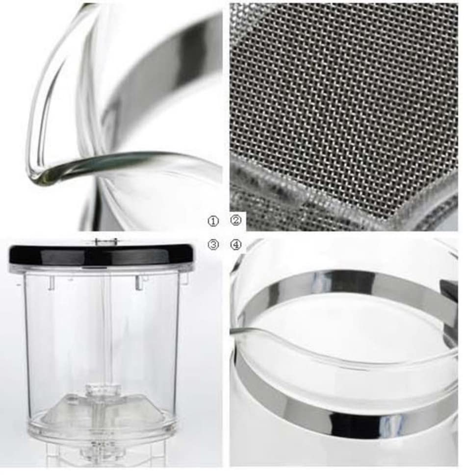 ICYMI TODAY GOOD TO GREAT One Button Filtering Borosilicate Glass Tea Infuser/Coffee Maker With Detachable Infuser (Capacity: 16.9 Fl.Oz)