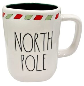 rae dunn ceramic north pole christmas coffee, tea mug