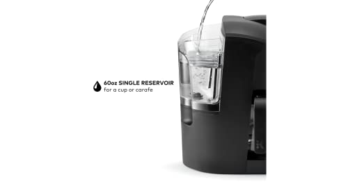 BADTAGS K-Duo Essentials Single Serve & Carafe Coffee Maker with Reusable Mesh Ground Coffee Filter and 2 Refillable K Cups Pod