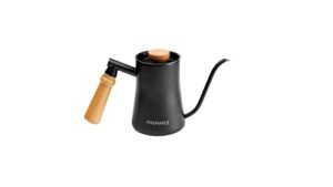 fire-maple orca pour over coffee kettle 12oz- stainless steel hand brewing coffee kettle with beechwood handle, coffee kettle tea pot coffee pot for home,office, camping, hiking