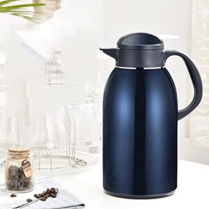 LIUZH Pot Flask for Coffee, Hot Water, Thermal Carafes Insulated Coffee Thermos Stainless Steel Vacuum Tea, Hot Beverage