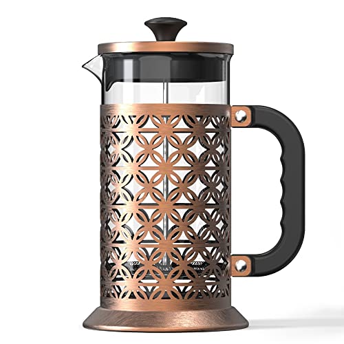 SDFGH Best French Press Coffee Maker 34oz, Coffee French Press,Coffee & Tea Pot,5 Layers Of Filter Element ,Two-way Water Ou