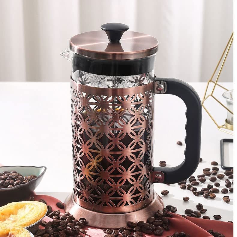 SDFGH Best French Press Coffee Maker 34oz, Coffee French Press,Coffee & Tea Pot,5 Layers Of Filter Element ,Two-way Water Ou