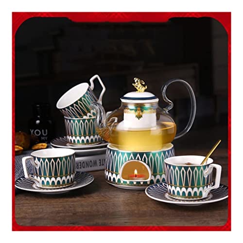 Modern Teapots Vintage English Ceramic Teapot Coffee Pot Set Cup Saucer Spoon Set Bone China Tea Cup Tea Set Teapots