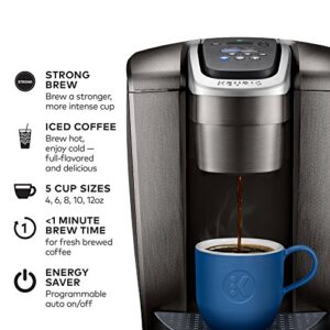 Keurig K-Elite Coffee Maker, Single Serve K-Cup Pod Coffee Brewer & 3-Month Brewer Maintenance Kit Includes Descaling Solution, Water Filter Cartridges & Rinse Pods, Compatible Classic/1.0