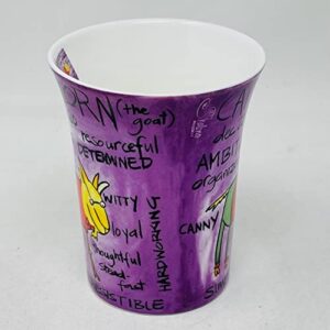 Capricorn Shelena Russell Zodiac Coffee Tea Mug Purple