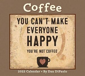 coffee 2022 deluxe wall calendar