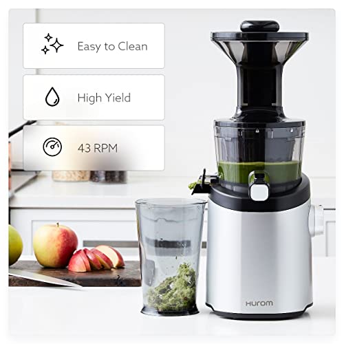 Hurom H101 Easy Clean Masticating Slow Juicer - Matte Silver