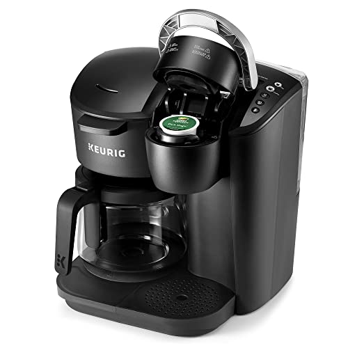 CHNLML Ke-urig K-Duo Essentials Single Serve & Carafe Coffee Maker, Black, 15.75 x 15.67 x 15.75 Inches