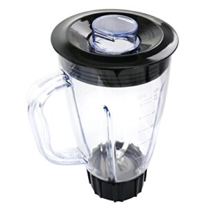 Better Chef Classic 10-speed Blender | 6-cup | BPA-free Acrylonitrile Styrene Polymer Jar (Black)