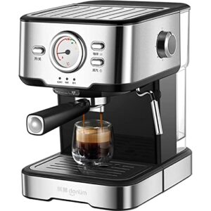 wjhspkfj espresso machine coffee maker espresso maker for home semi-automatic pump type cappuccino milk bubble maker coffee machine (color : black, size : us)